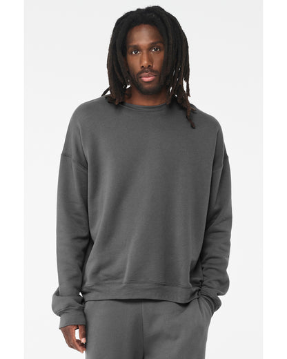 Unisex Drop Shoulder Fleece - Asphalt