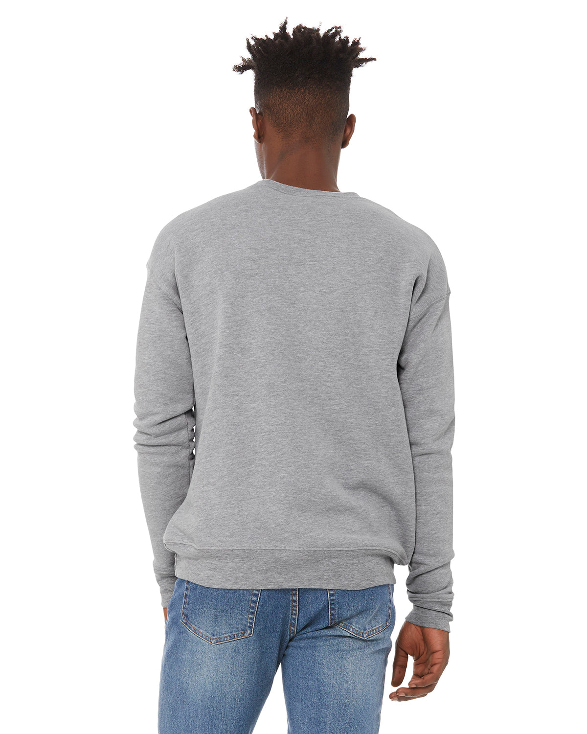 Unisex Drop Shoulder Fleece - Heather Athletic