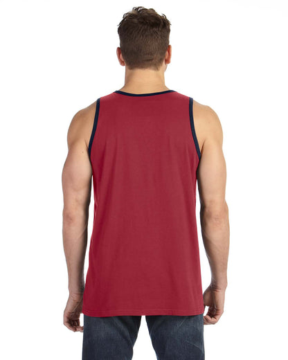 Unisex Lightweight Tank - Independence Red / Navy