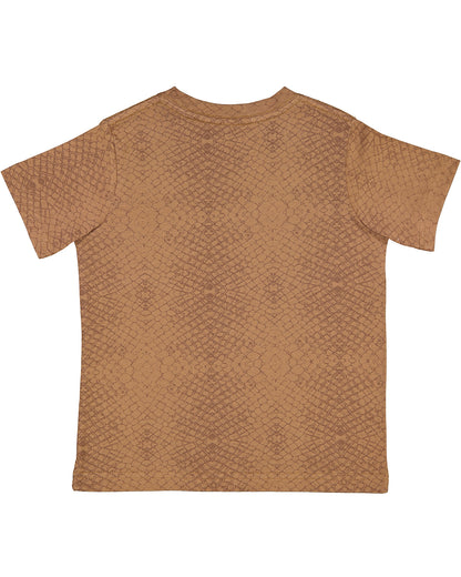 Toddler Fine Jersey T-Shirt - Brown Reptile