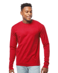 Unisex Heavyweight Long Sleeve Tee - Red