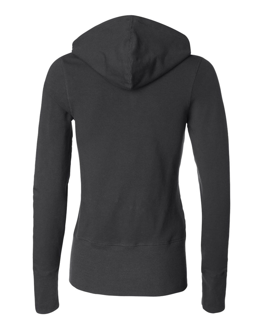 Women's Stretch French Terry Lounge Jacket - Black