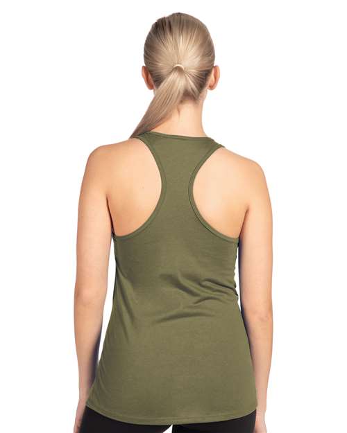 Next Level 1533 Military Green — on model back