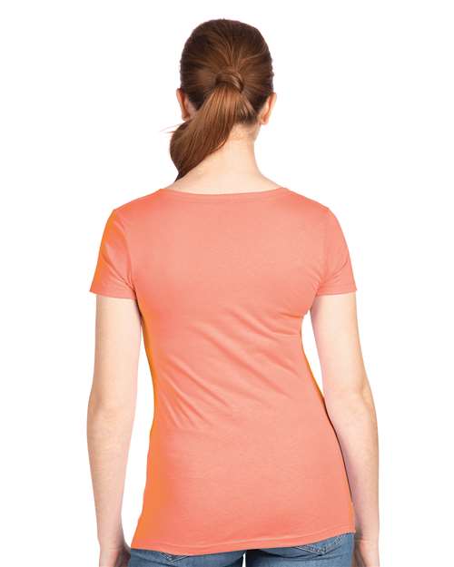 Next Level 1540 Light Orange — on model back