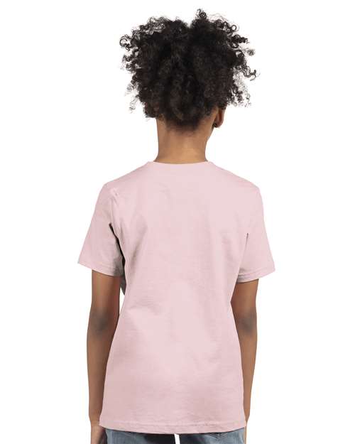 Next Level 3310 Light Pink — on model back