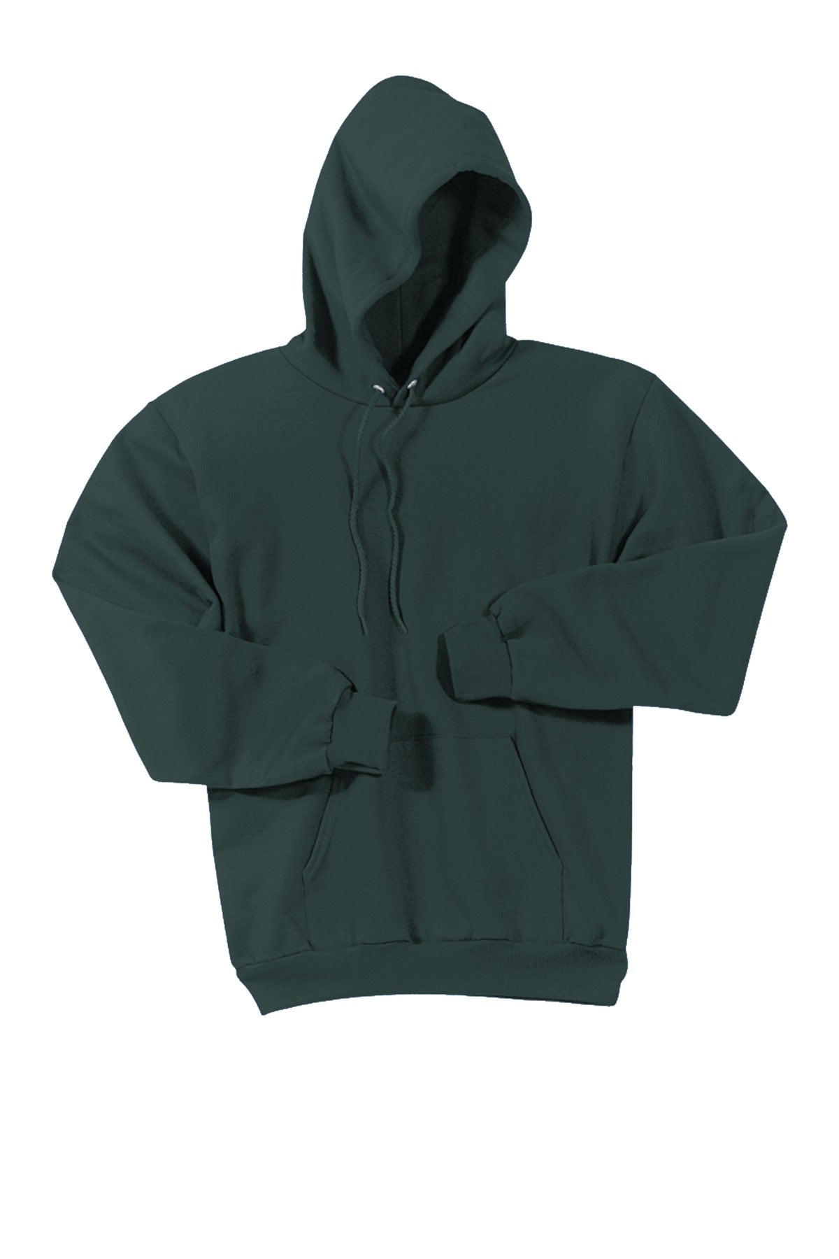 Unisex Essential Fleece Pullover Hoodie - Dark Green