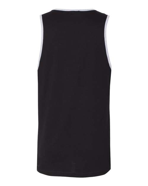 Next Level 3633 Black/ Heather Grey — back