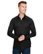 A4 N4268 - Unisex Daily Polyester 1/4 Zip - Black
