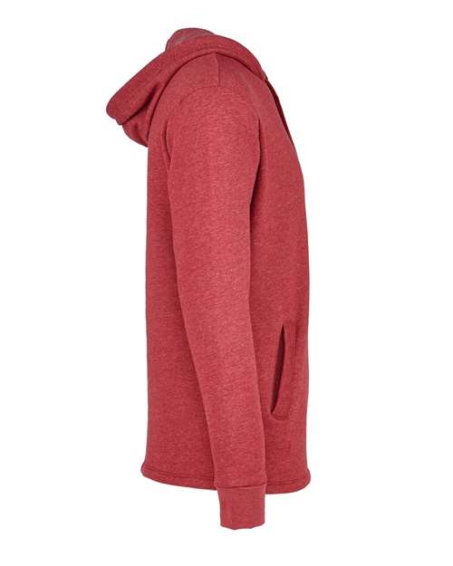 Next Level 9300 Heather Cardinal — side