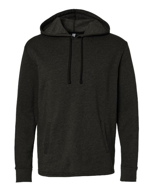 Next Level 9300 Heather Black — front