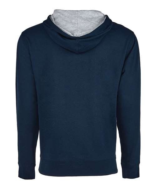 Next Level 9301 Midnight Navy/ Heather Grey — back