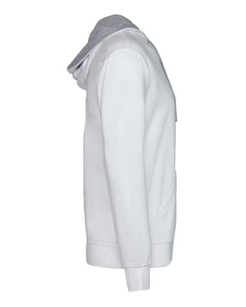 Next Level 9301 White/ Heather Grey — side