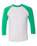 Next Level 6051 Envy Sleeves/ Heather White Body — front