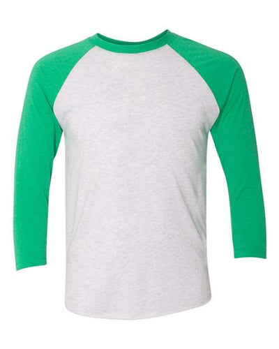 Next Level 6051 Envy Sleeves/ Heather White Body — front