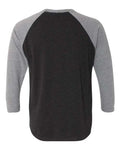 Next Level 6051 Premium Heather Sleeves/ Vintage Black Body — back