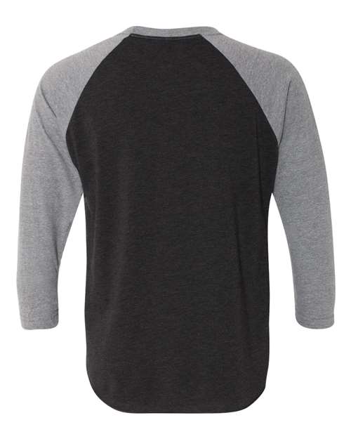 Next Level 6051 Premium Heather Sleeves/ Vintage Black Body — back