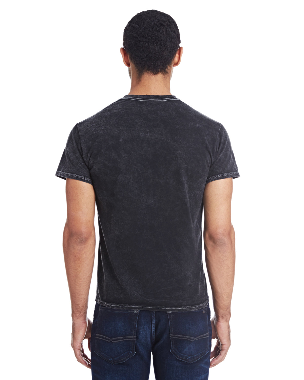 Unisex 100% Cotton Vintage Wash T-Shirt - Mineral Black