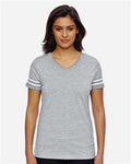 LAT 3537 Vintage Heather/ White — on model front