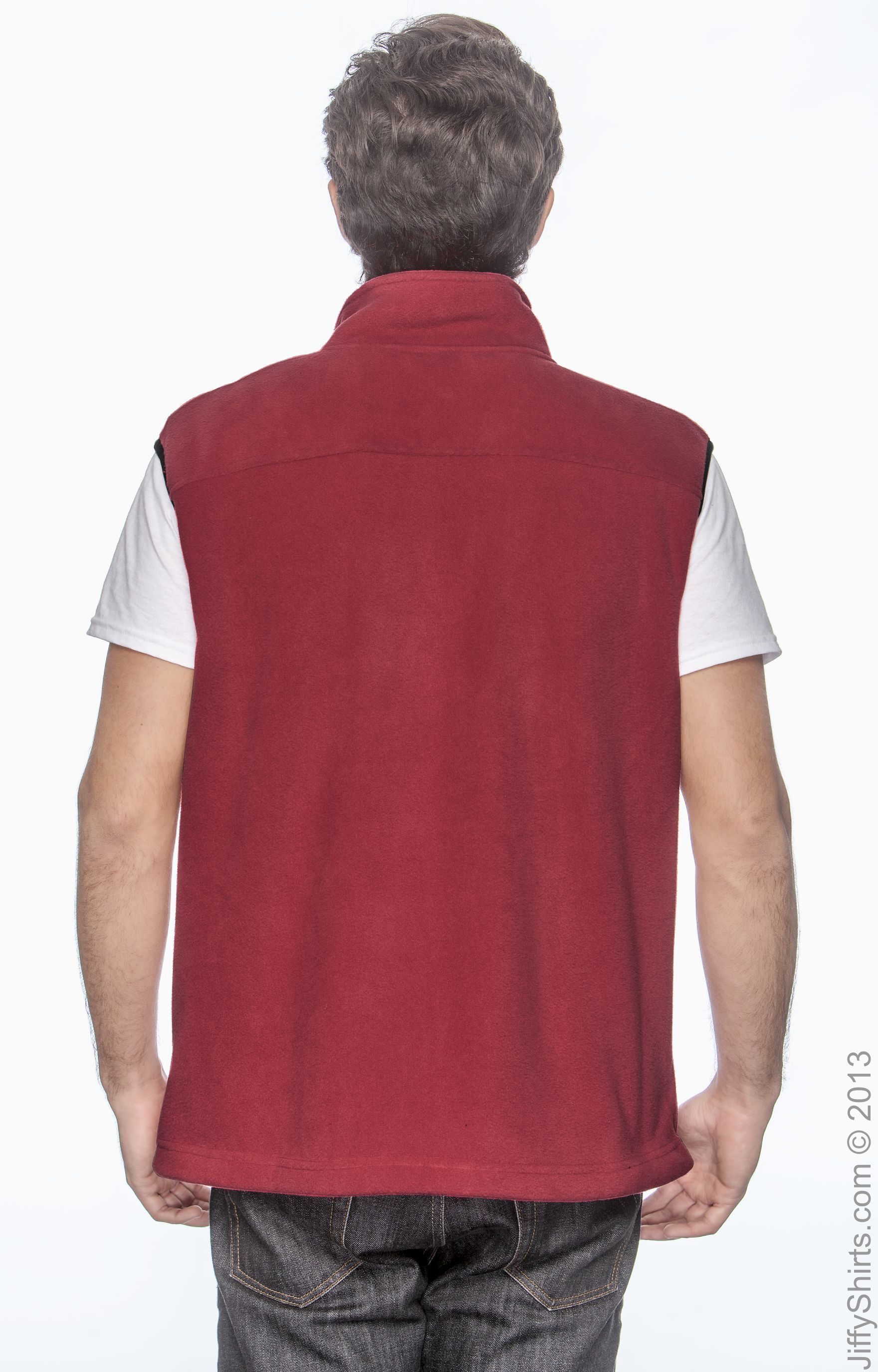 Unisex Fleece Vest - Red