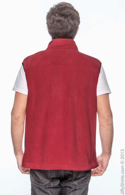 Unisex Fleece Vest - Red