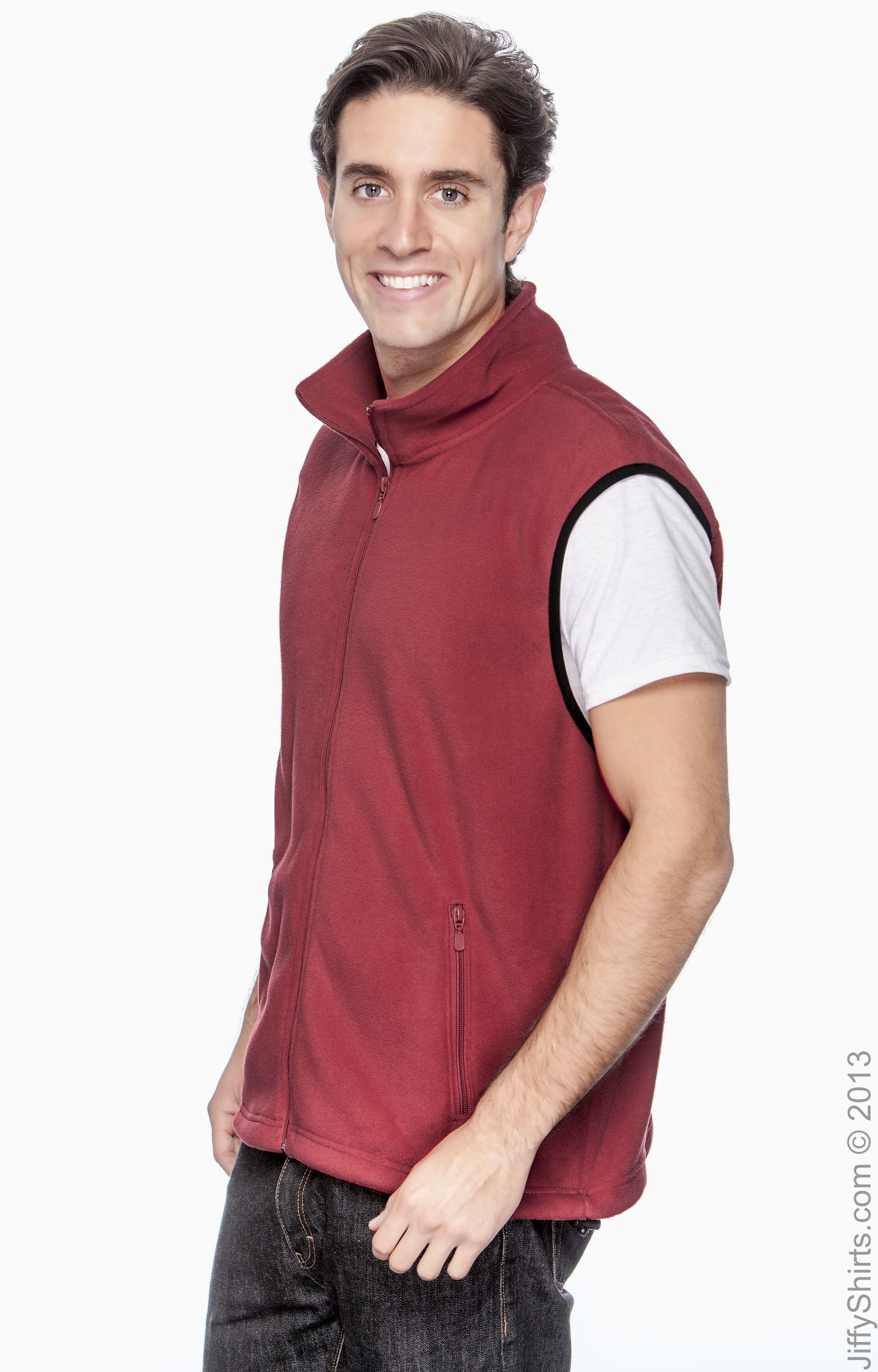 Unisex Fleece Vest - Red
