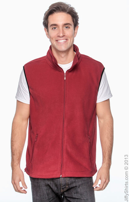 Unisex Fleece Vest - Red