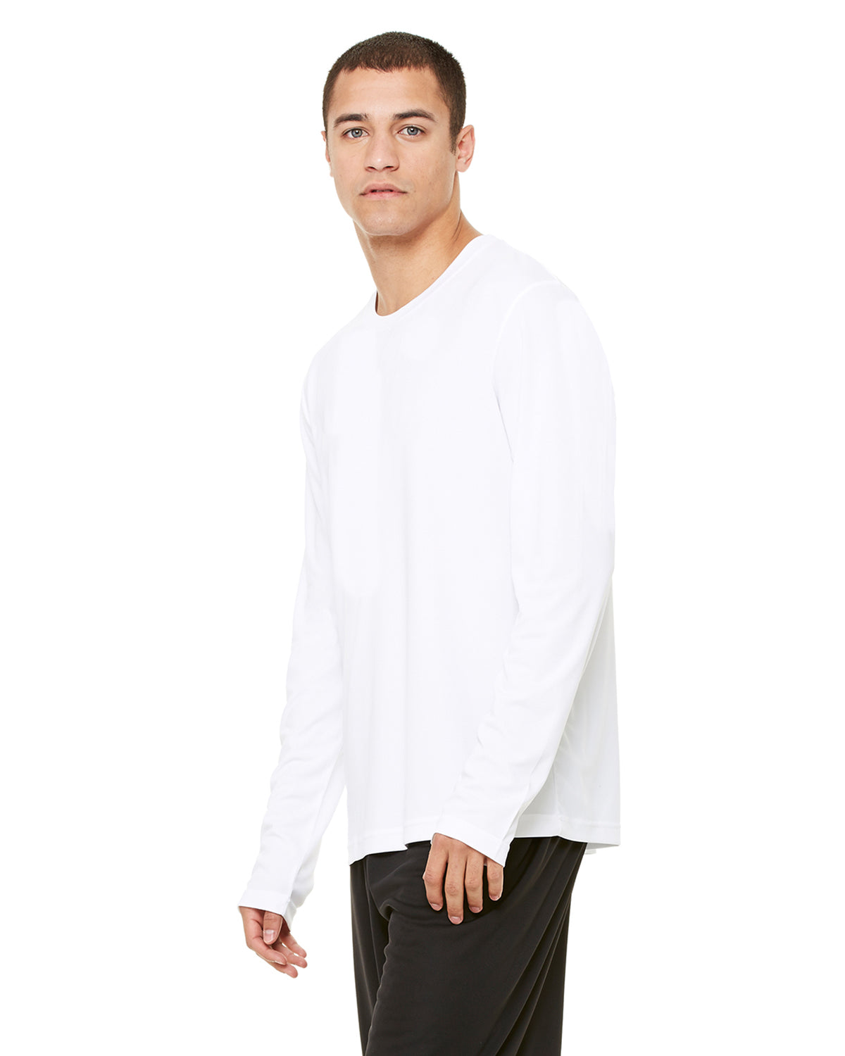 Unisex Performance Long-Sleeve T-Shirt - White