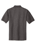 Unisex Silk Touch Polo - Charcoal Heather Gray