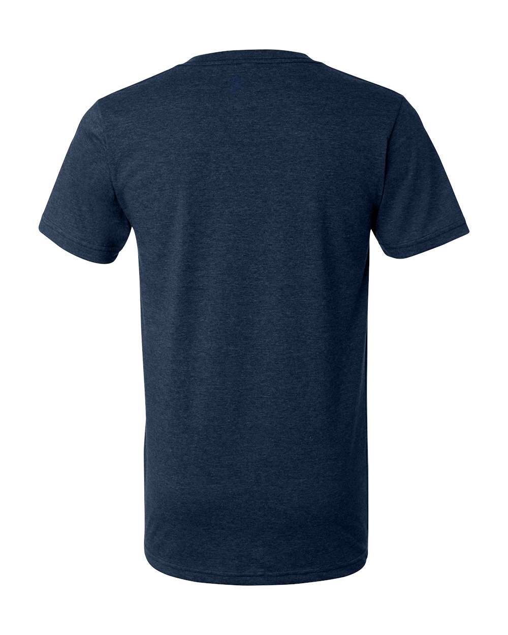 Unisex Jersey Short-Sleeve V-Neck T-Shirt - Heather Navy