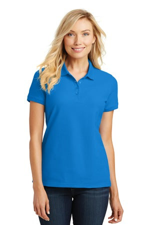 Women's Core Classic Pique Polo - Coastal Blue