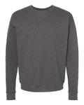 Unisex Fleece Crew - Heather Charcoal