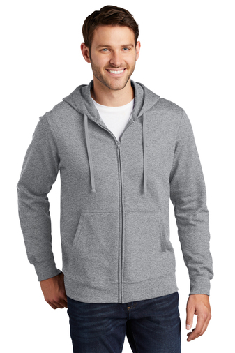 Unisex Fan Favorite Fleece Full-Zip Hoodie - Athletic Heather
