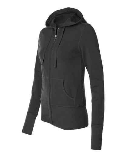 Women's Stretch French Terry Lounge Jacket - Black