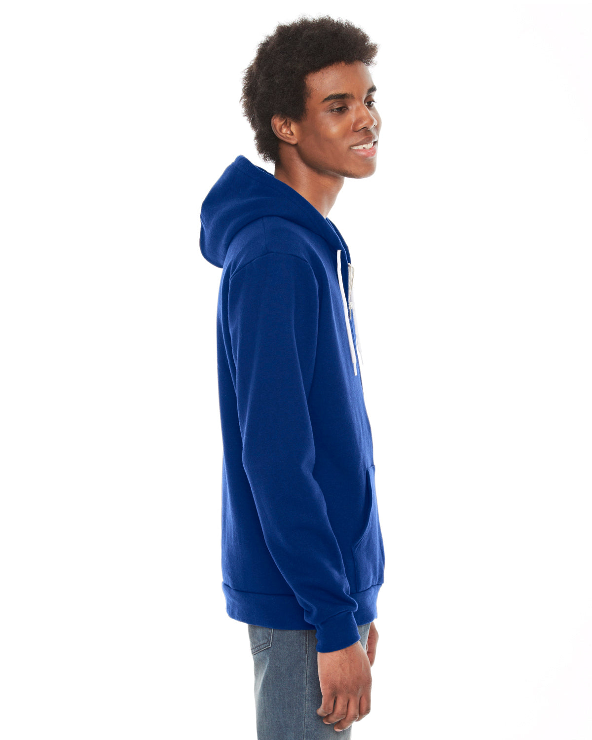 Unisex Flex Fleece Zip Hoodie - Lapis