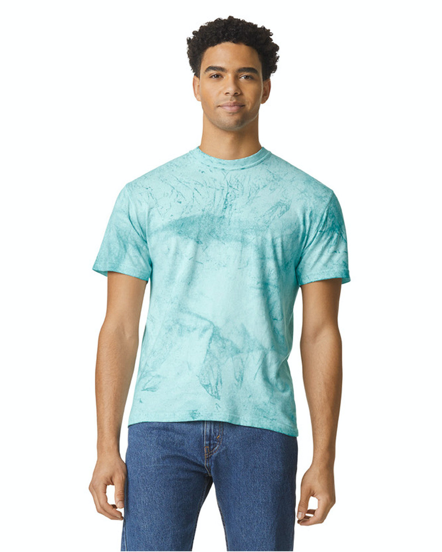 Unisex Heavyweight Color Blast T-Shirt - Sea Glass
