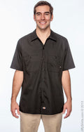 Men's Industrial Short-Sleeve Work Shirt - Black