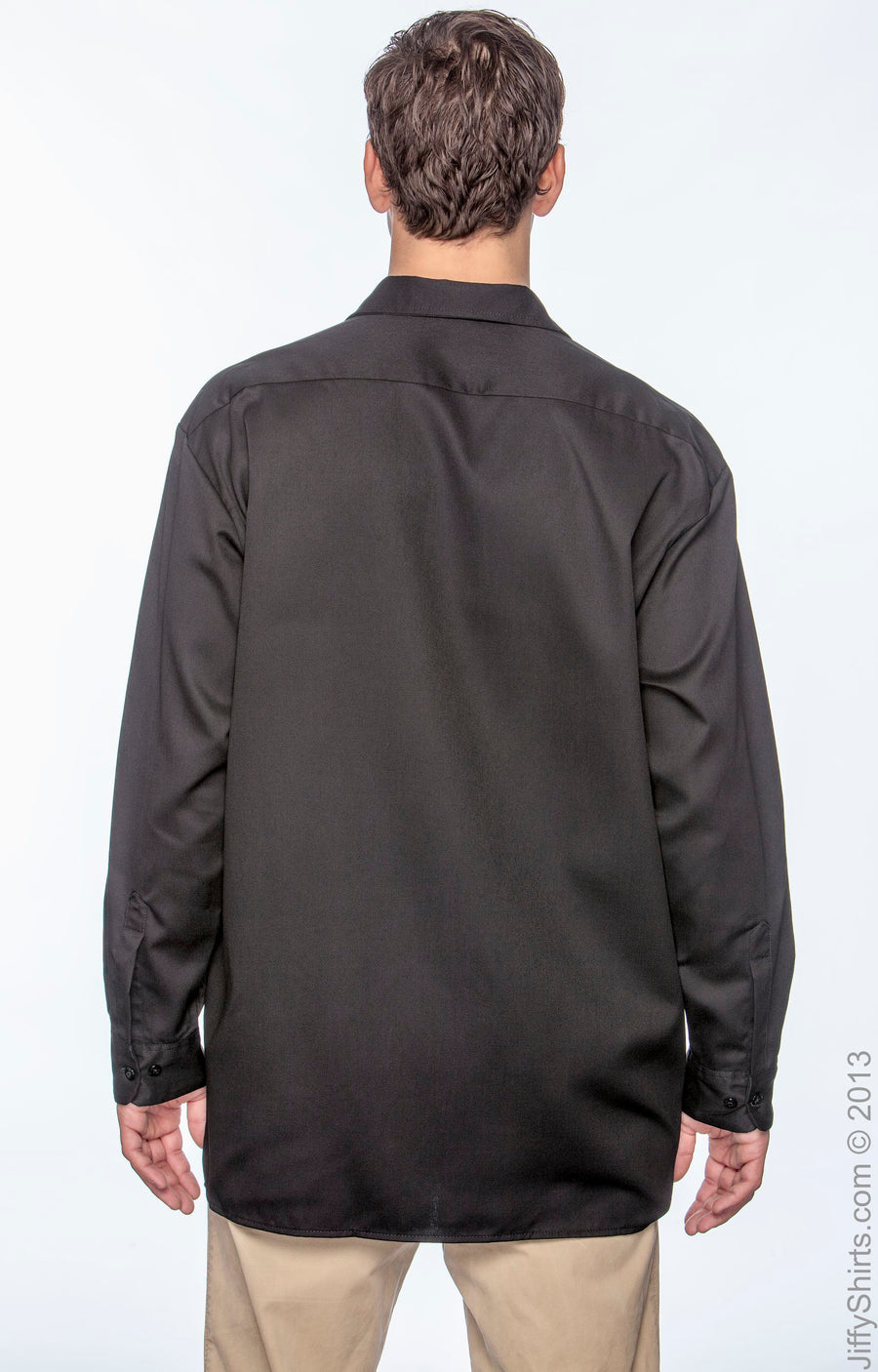 Unisex Long-Sleeve Work Shirt - Black