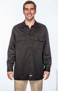 Unisex Long-Sleeve Work Shirt - Black