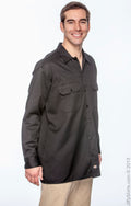 Unisex Long-Sleeve Work Shirt - Black