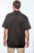 Unisex Short-Sleeve Work Shirt - Black