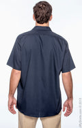 Men's Industrial Short-Sleeve Work Shirt - Dark Navy