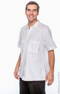 Men's Industrial Short-Sleeve Work Shirt - White