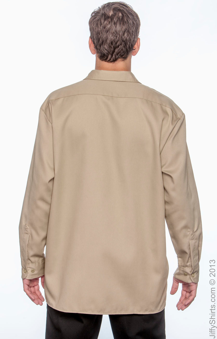 Unisex Long-Sleeve Work Shirt - Khaki