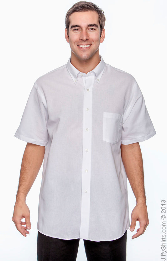 Men's Classic Short-Sleeve Oxford - White
