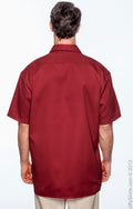 Unisex Short-Sleeve Work Shirt - Red
