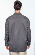Unisex Long-Sleeve Work Shirt - Charcoal
