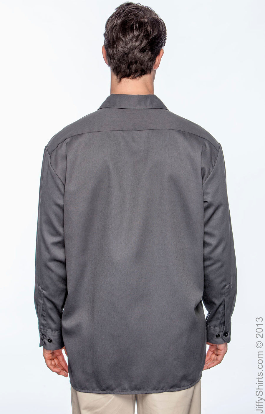 Unisex Long-Sleeve Work Shirt - Charcoal
