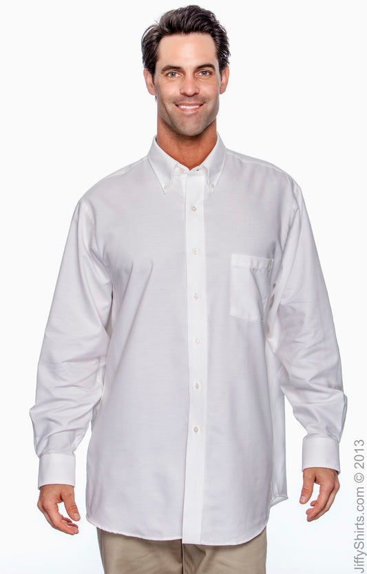 Men's Classic Long-Sleeve Oxford - White