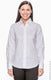 Harriton M600W - Women's Long-Sleeve Oxford with Stain-Release - White