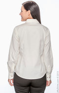 Women's Easy Blend™ Long-Sleeve Twill Shirt with Stain-Release - Creme